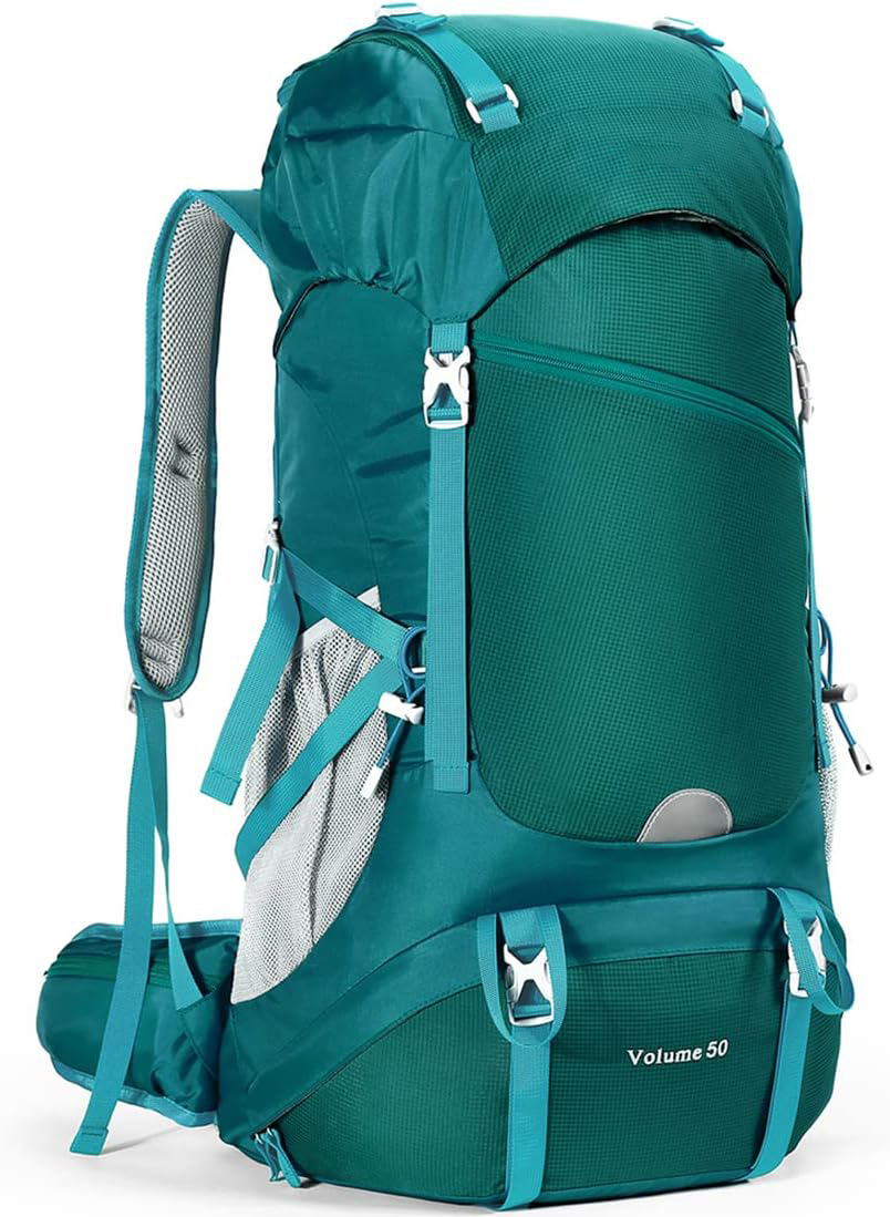 50L Backpack with Multiple Straps for Adventurers Lightweight Backpacking Rucksack