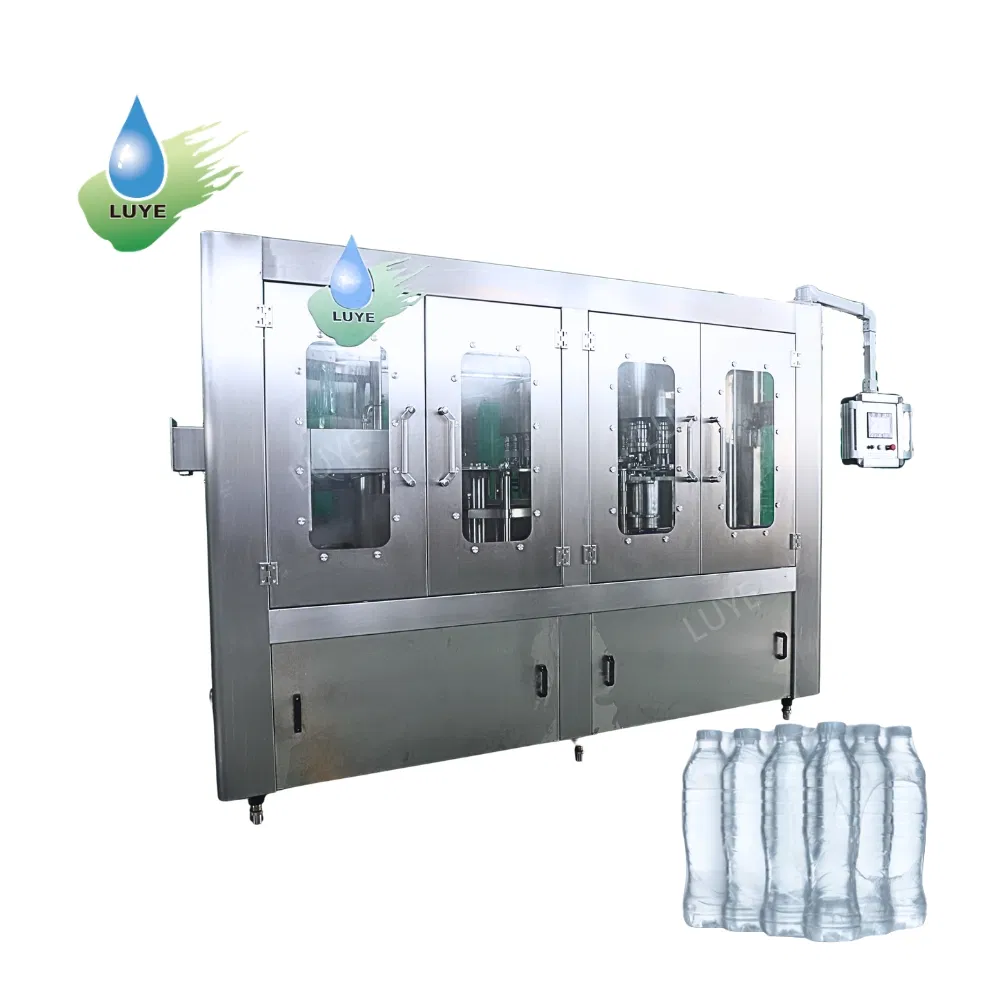 Fully Automatic Water Filling Machine Integrated Bottling Equipment for 500ml 1L Mineral Water Production Business