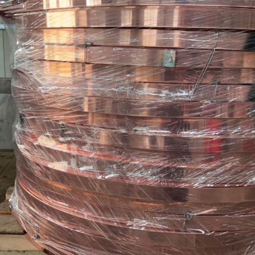 ODM/OEM High-Temperature Welding Copper Coated Steel Flat Strip for Lightning Protection