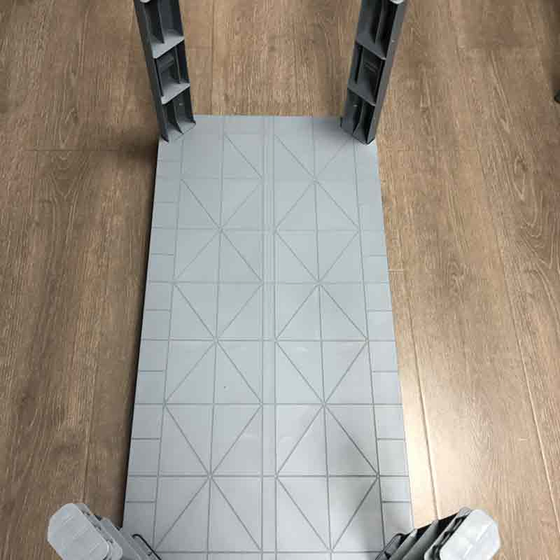 Detachable Standing Plastic Storage Shelf Rack for Household Snacks