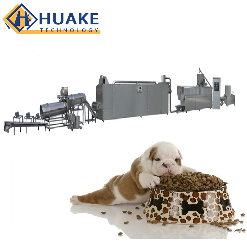 Máquina automática de extrusión para alimento de mascotas, perros, gatos y peces