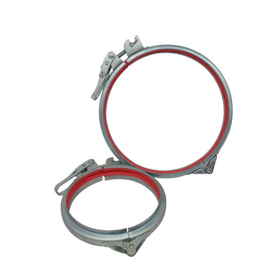 125 mm Schnellverschluss Rapid-Lock-Kanalring Trommelverschlussring Schlauchschellen