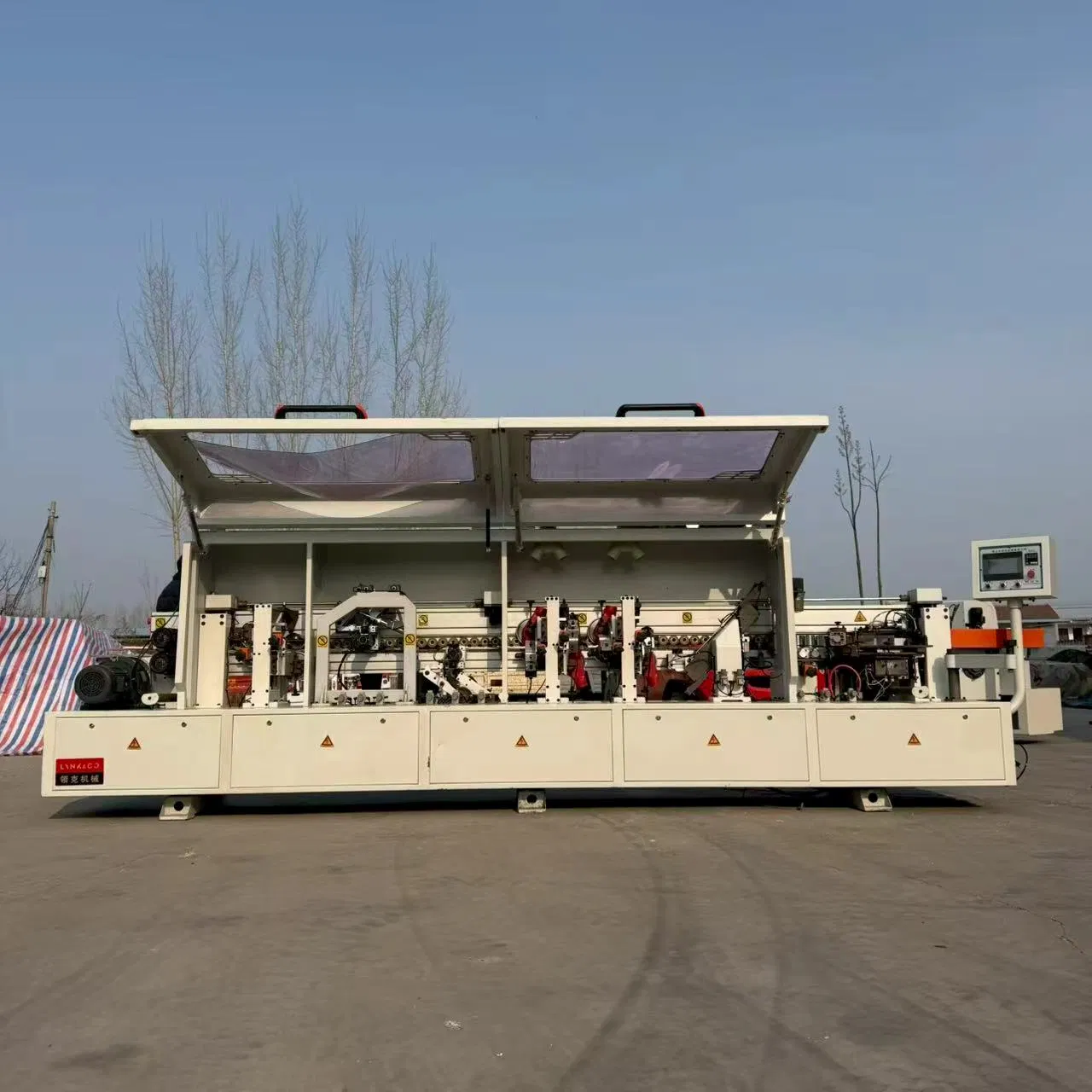 Advanced Double Trimming Automatic Edge Bander with Contour Technology