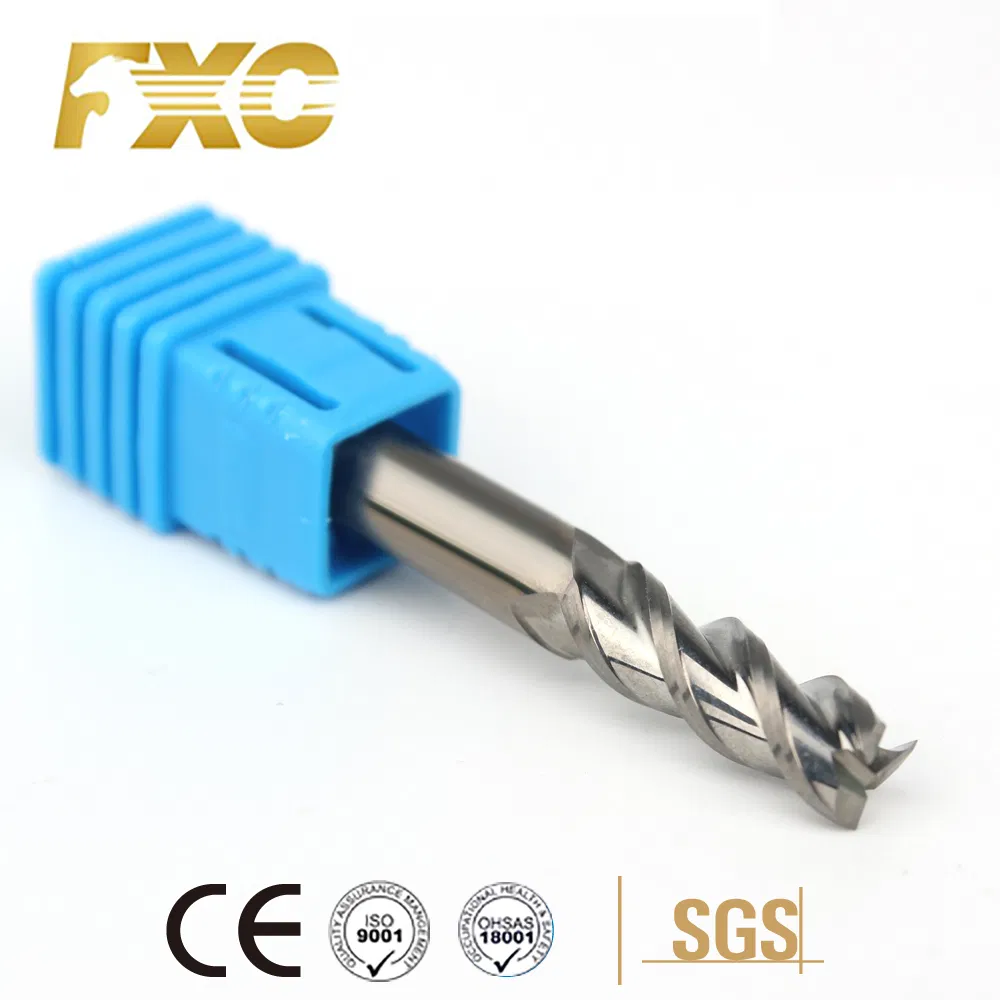 3 Flute Carbide Milling Cutter HRC55 Aluminum CNC Tools