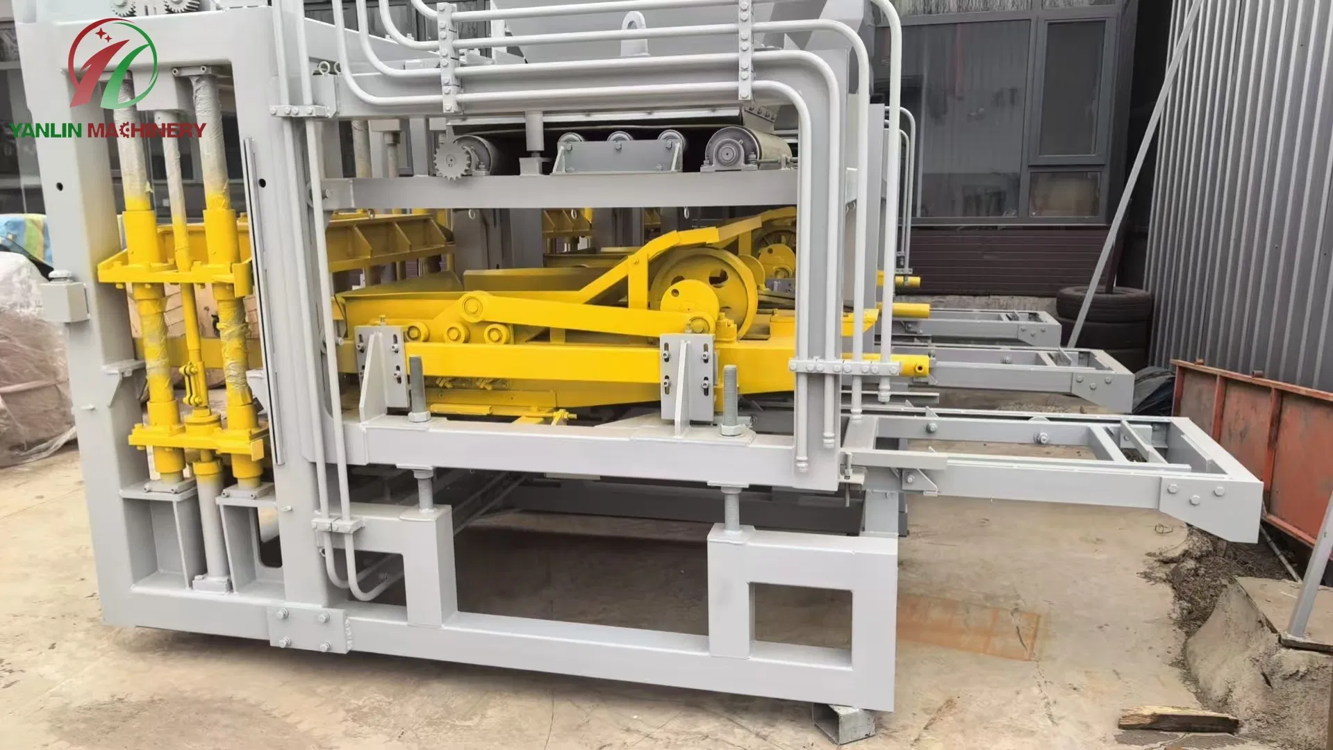 Full Automatic Qt4-15 Block Making Machine 6inch Hollow Solid Block Machine for Philippines