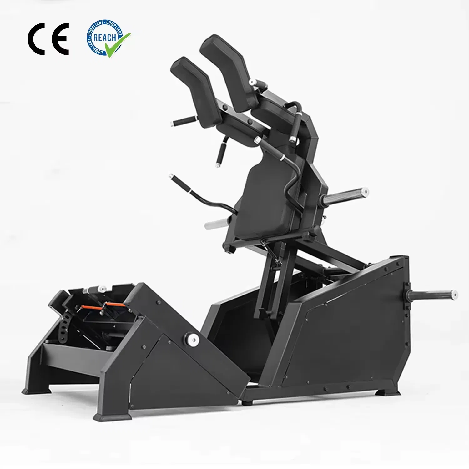 Commercial V-Shaped Hack Squat Machine for Leg Butt Training