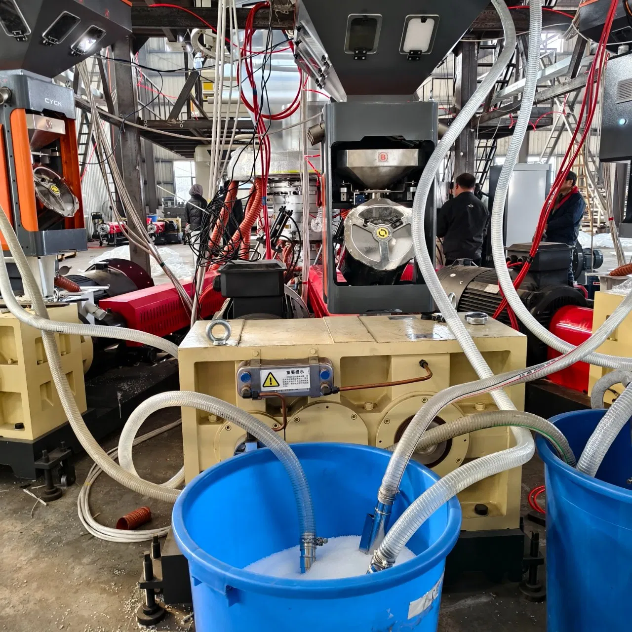 Automatic Weight-Per-Meter Control System for Plastic Extruder