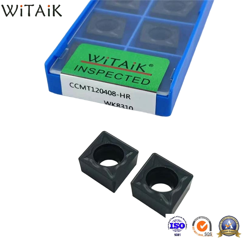 Inserti in carburo di tungsteno Witaik CNC CCMT120408-HR WK8310 per tornitura, fresatura, filettatura, scanalatura, foratura, taglio a macchina APMT, RPMT, CNMG, TNMG, WCMX, MGMN SP