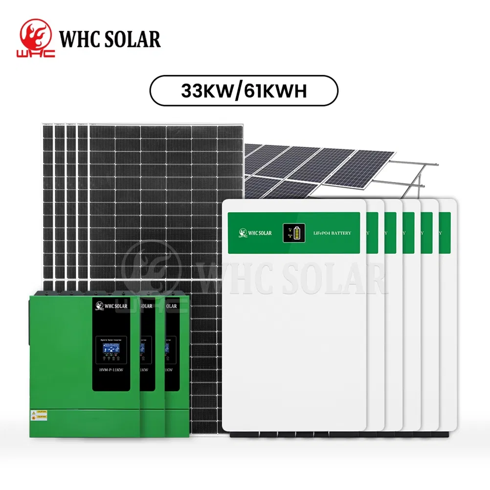 WHC 10KW 20KW 30KW 33KW 50KW 55KW Residential Solar Power Energy Storage System Hybrid Solar Battery System