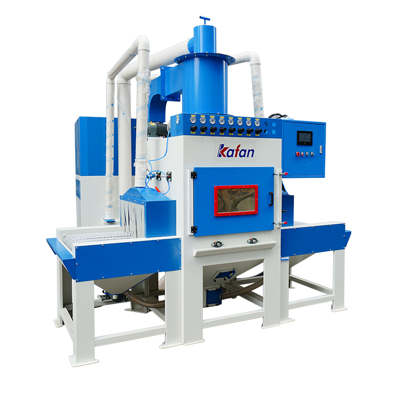 Automatic Continuous Conveyor Sandblasting Machine for Flat Workpiece Mass Production