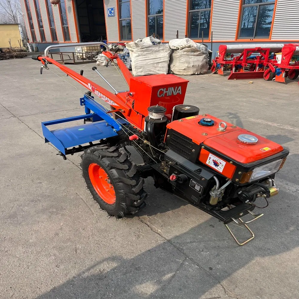 Versatile Walking Tractor for Outdoor Agricultural Use