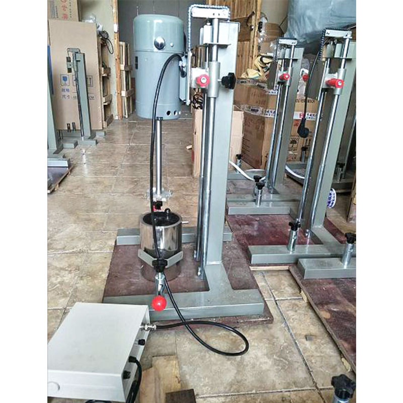 Dispersore da laboratorio ad alta velocità da 400 W, miscelatore manuale professionale per vernici da laboratorio, dispersore da laboratorio con supporto sollevabile per vernici
