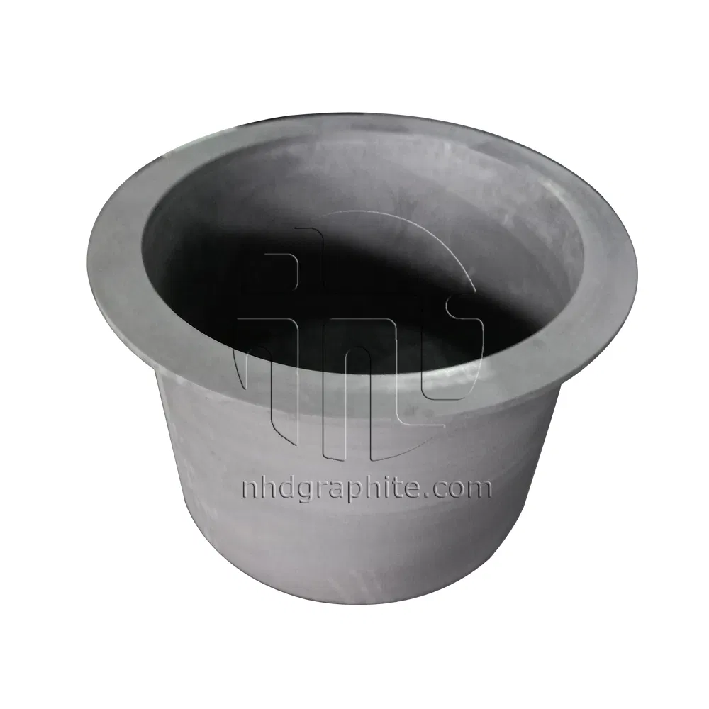 Durable Inert Carbon Crucible Ideal for Induction Furnace Applications