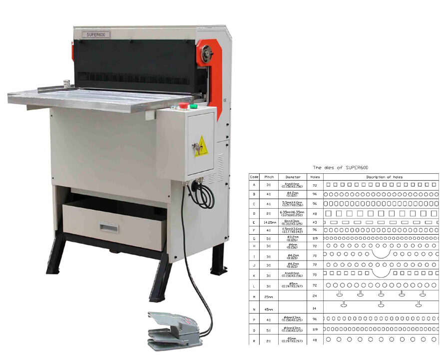 Super600 Paper Punching Machine