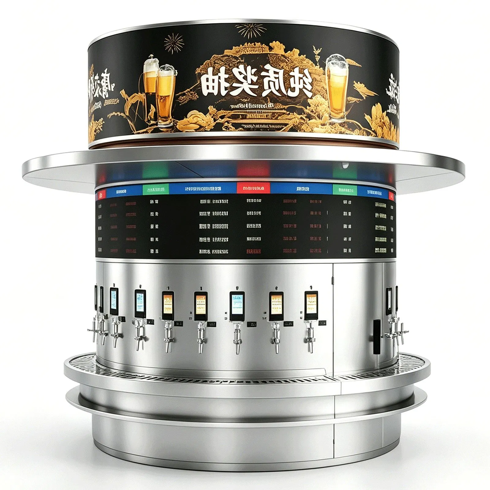 Customizable Cold Beer Drink Vending Machine with Multi-Language Support