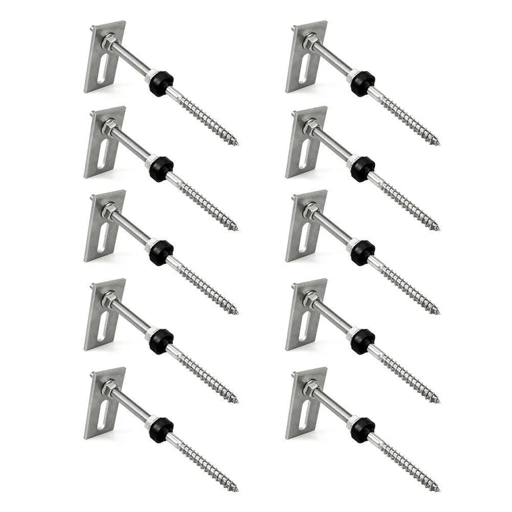 Stainless Steel Tile Roof Mounting Wood Beam Solar M10 SUS304 Screw Hanger Bolt
