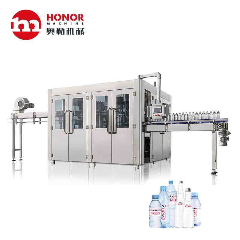 Linea completa di riempimento e confezionamento per bevande in bottiglie di plastica PET / Linea di riempimento per succhi di frutta / Macchina riempitrice per succhi di frutta
