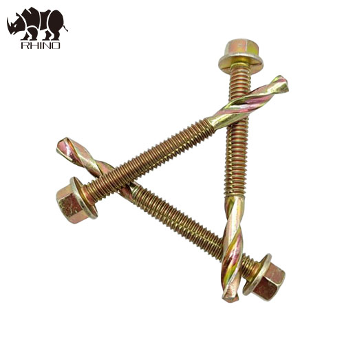 Hex Flange Head Self-Drilling Screw Dual Pitch Self-Cutting Screw