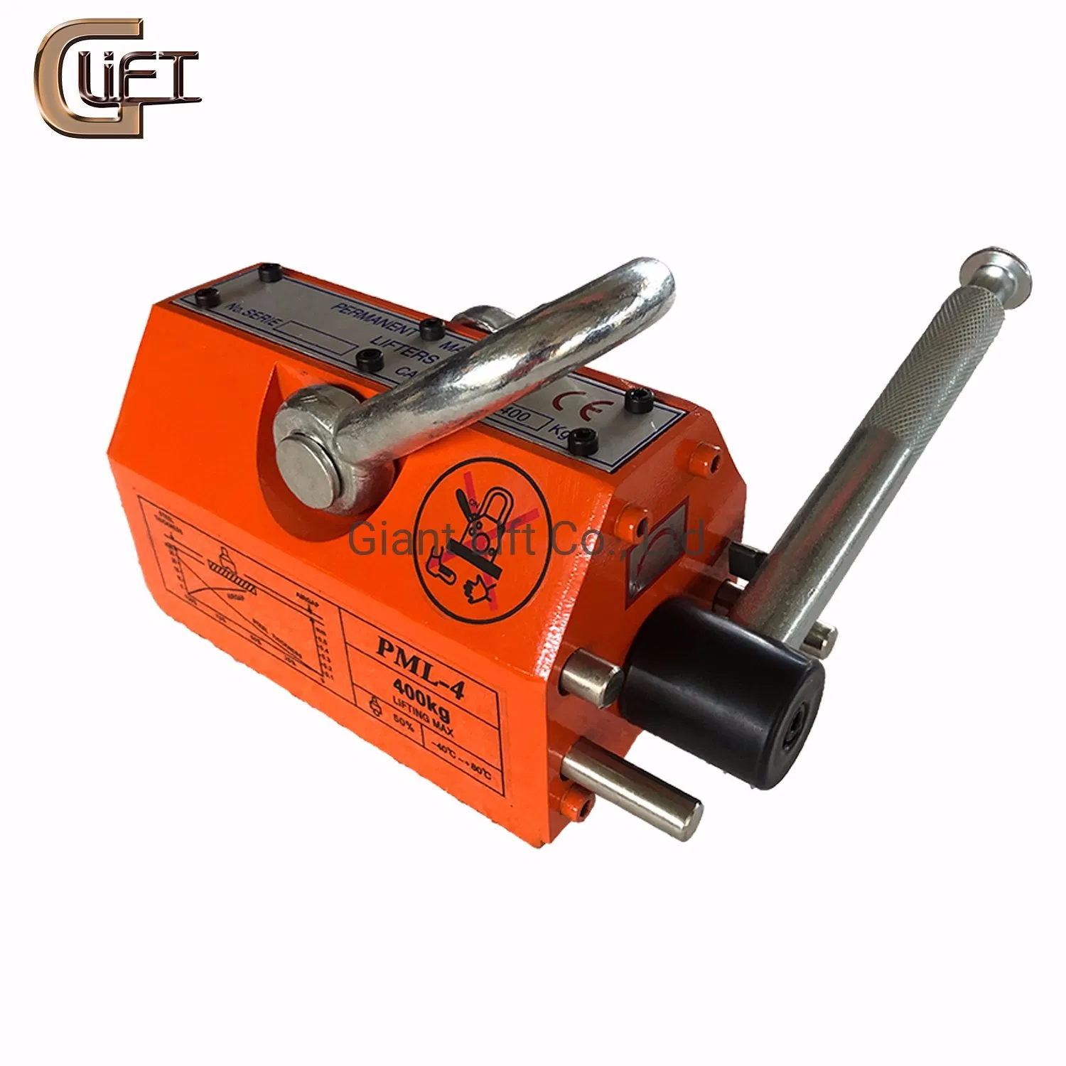 100-6000 Kg Sollevatore Magnetico Permanente Portatile Manuale a Magnete per Gru (PML-A)