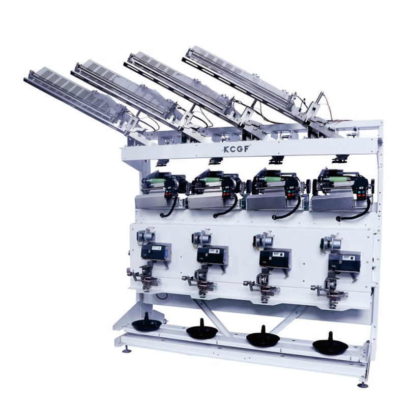 Vollautomatische elektrische Garnwickelmaschine Kegelwickel-Nähfadenwickelmaschine für Nähfaden-Textilproduktion (KC522E)