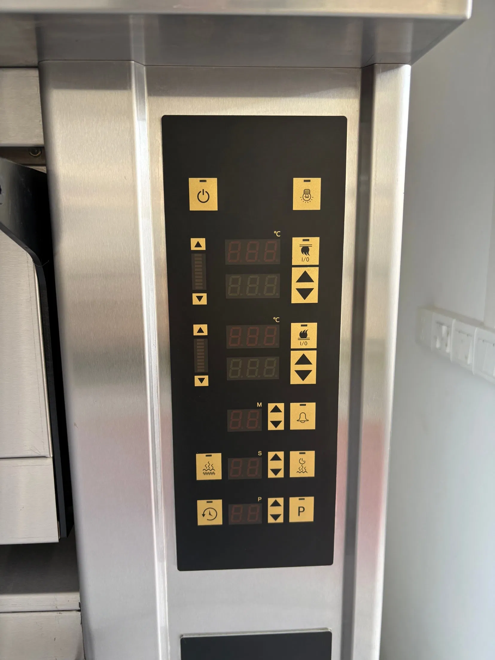Forno a gas a più piani (acciaio inox / porta in vetro)