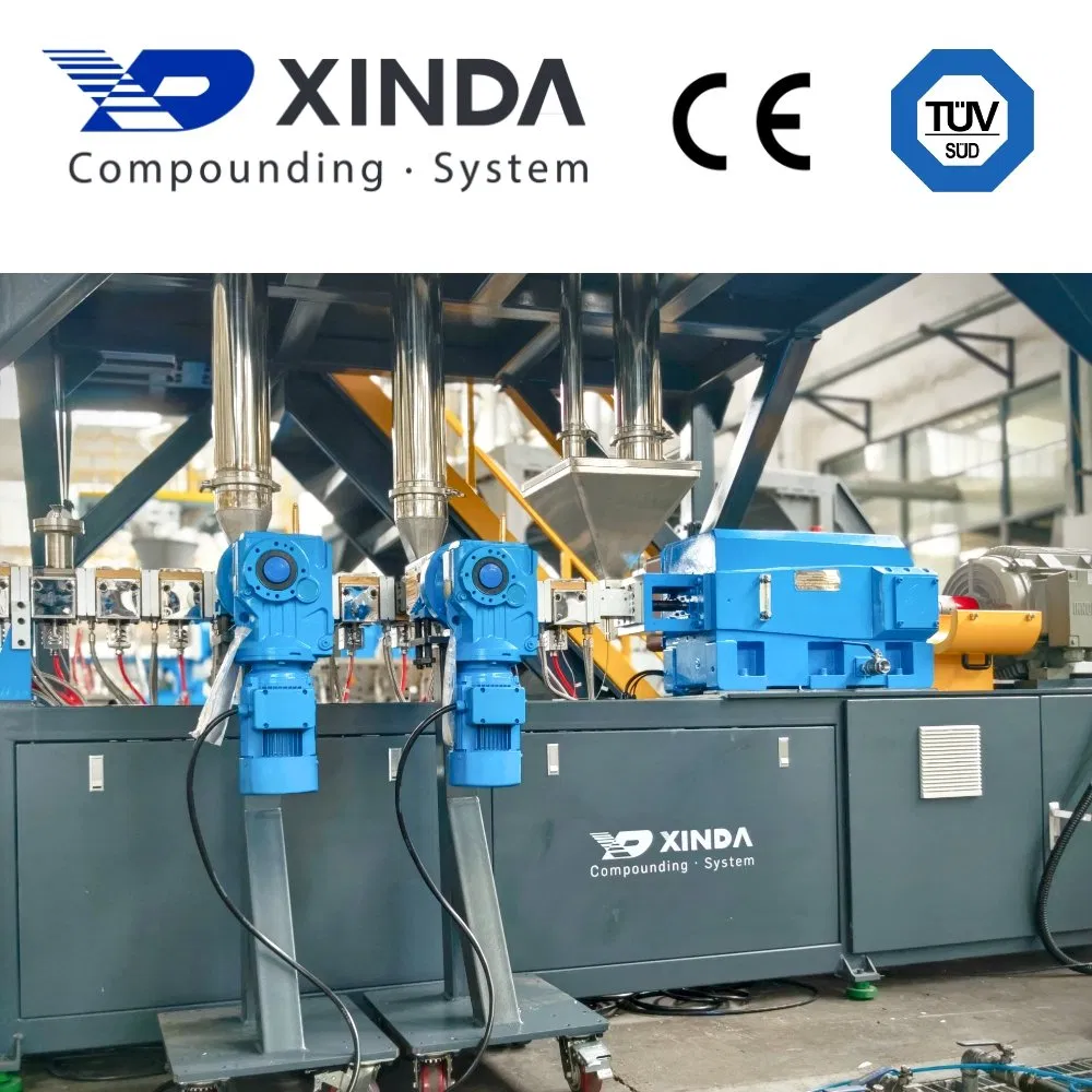 High Performance Extrusion Production Line for Masterbatch Mixing and Polymer Modification