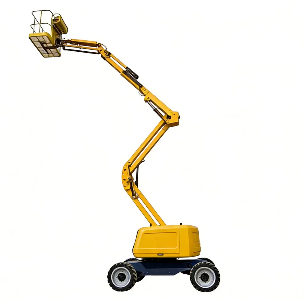 Diesel Engine Articulated Boom Lift Platform Adjustable Self Propelled Aerial Work Platform
