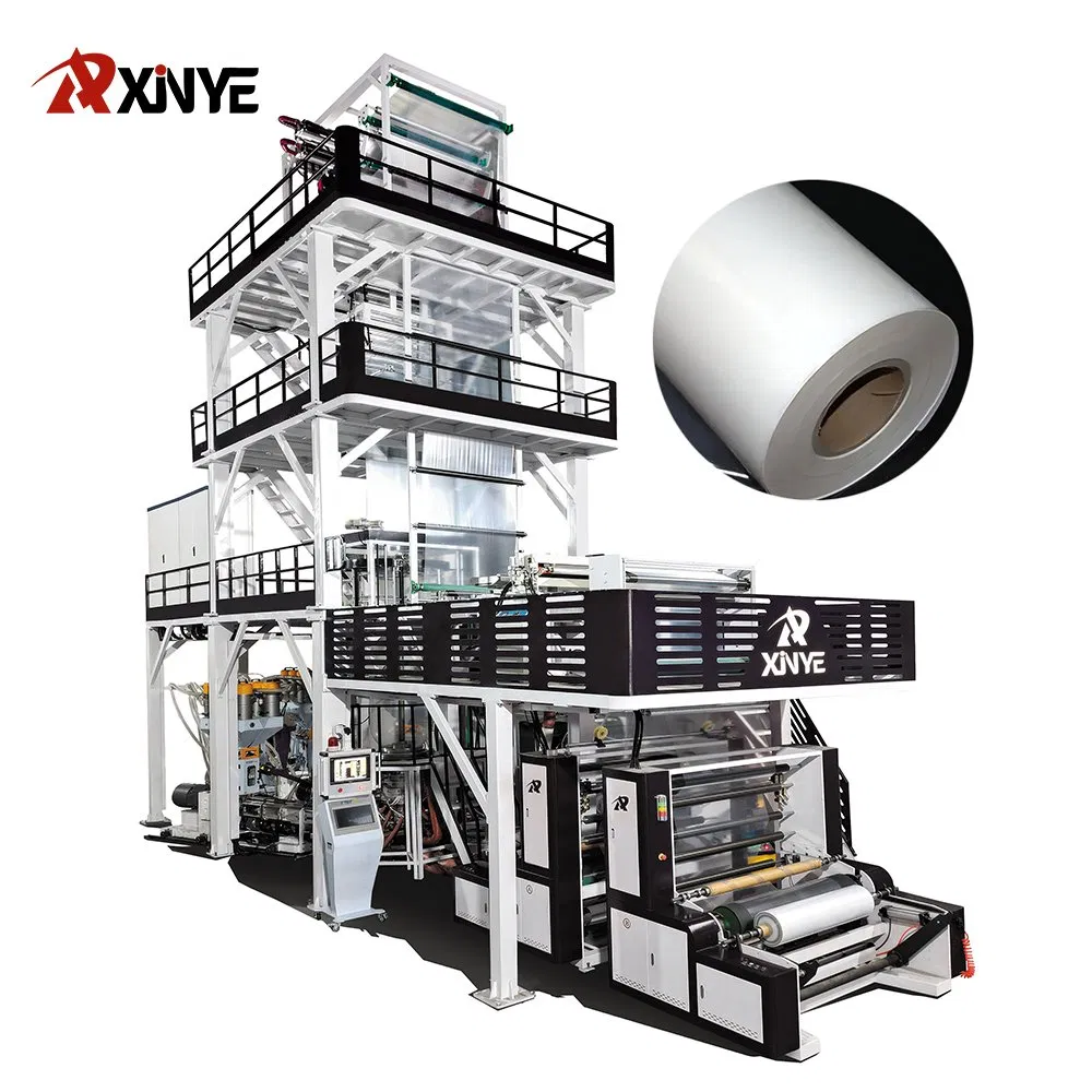 2025 Seven Layers Co-Extruding Traction Rotating Film Blowing Machine Set