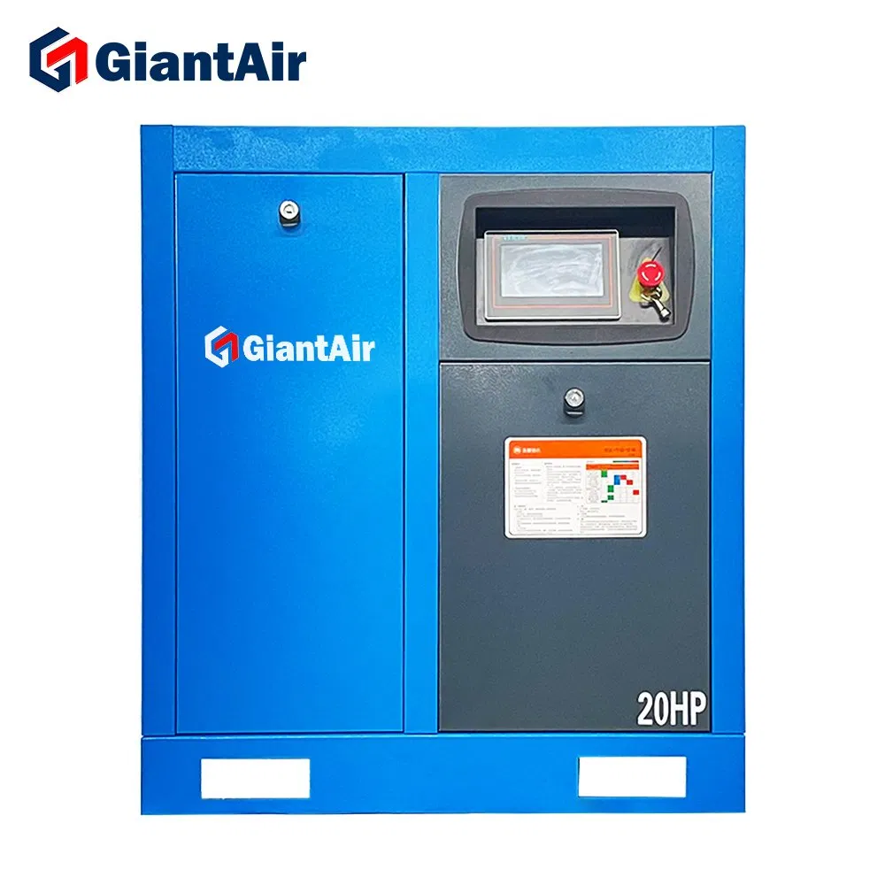 Giantair 10HP 7.5kw 8bar 116 Cfm Permanent Magnet VSD Industrial Screw Air Compressor
