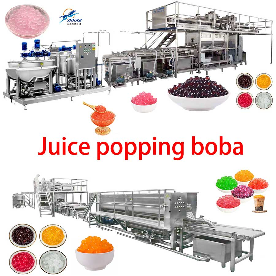Attrezzatura per la produzione di perle esplosive al gusto di fragola / Linea di produzione di perle esplosive al gusto di fragola