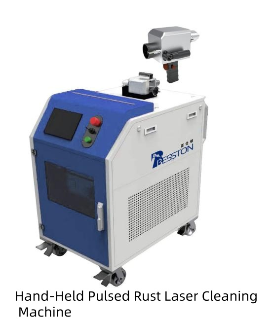Machine de nettoyage laser à impulsions portative pour la rouille