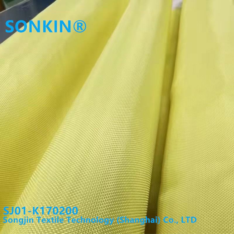 1500d Fire Resistant 200GSM Kevlar Para Aramid Flame Retardant Woven Fabric for Auto Parts