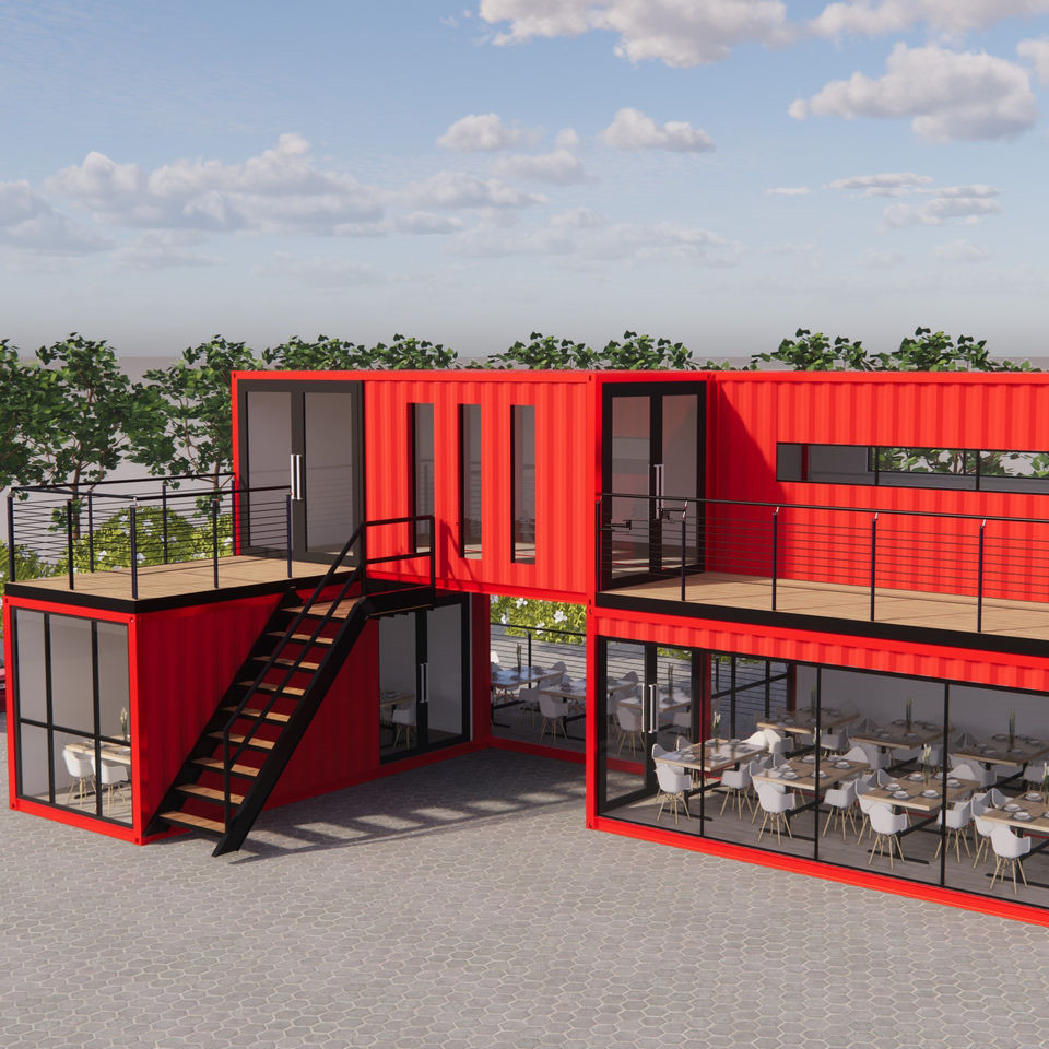 House Container Building Steel Structure Prefabricated Hotel