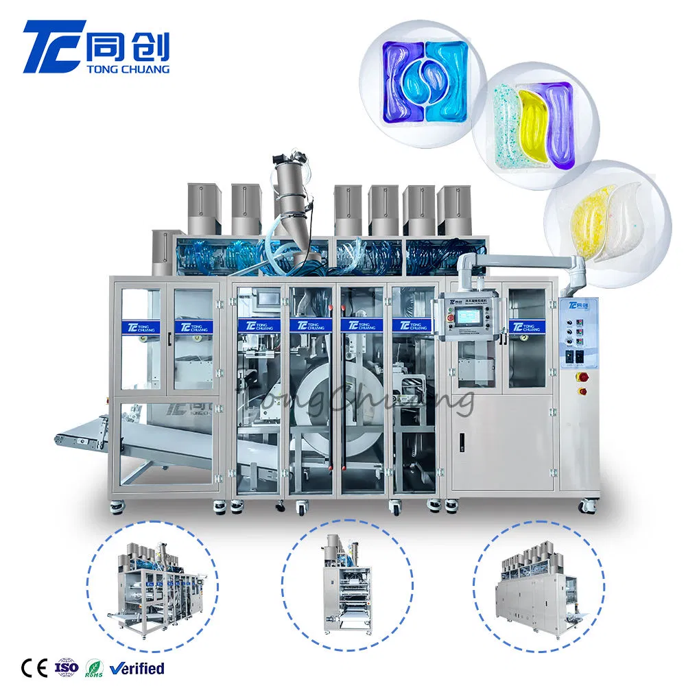 Macchina automatica per l'incarto di capsule di detersivo PVA