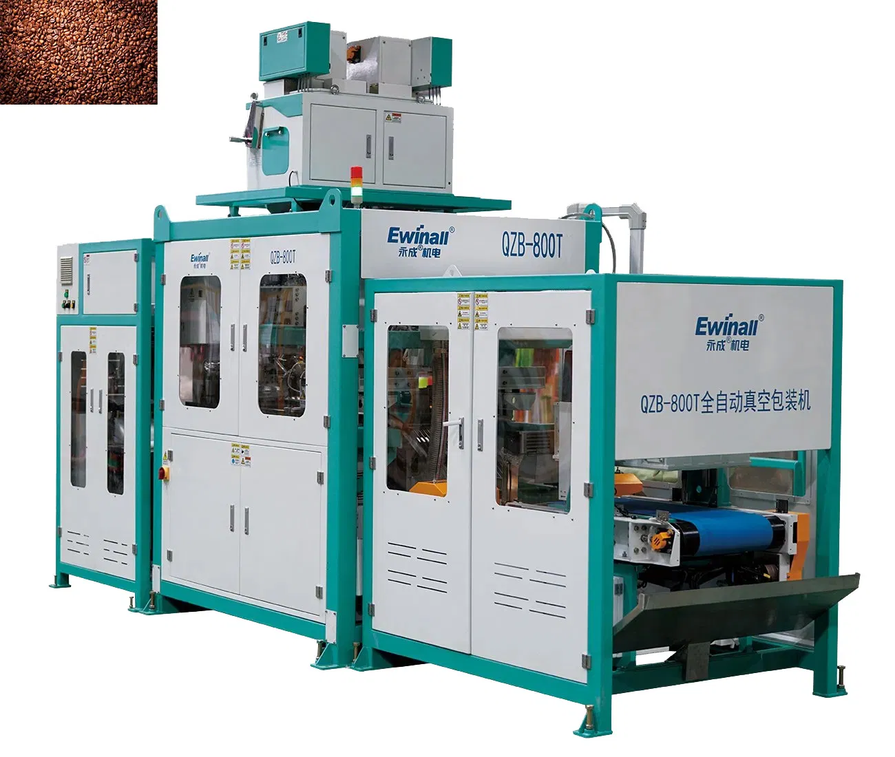 Machine d'emballage efficace à scellage rapide multifonction pour grains entiers Qzb-800t