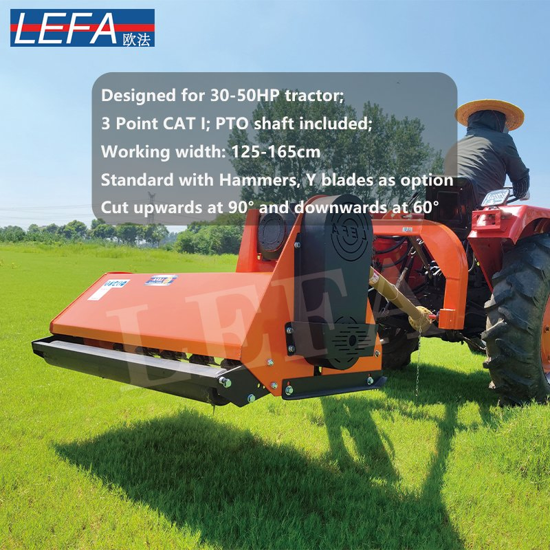 Lefa Excavator Flail Mower ATV Flail Mower for 30-50HP Tractor