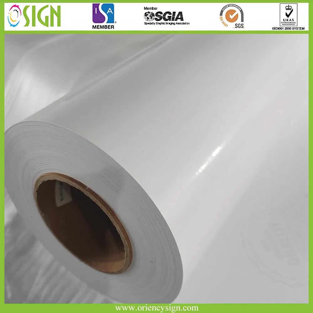 Personalizzato 120g/140g PVC vinile adesivo per auto per stampa digitale a solvente/eco-solvente