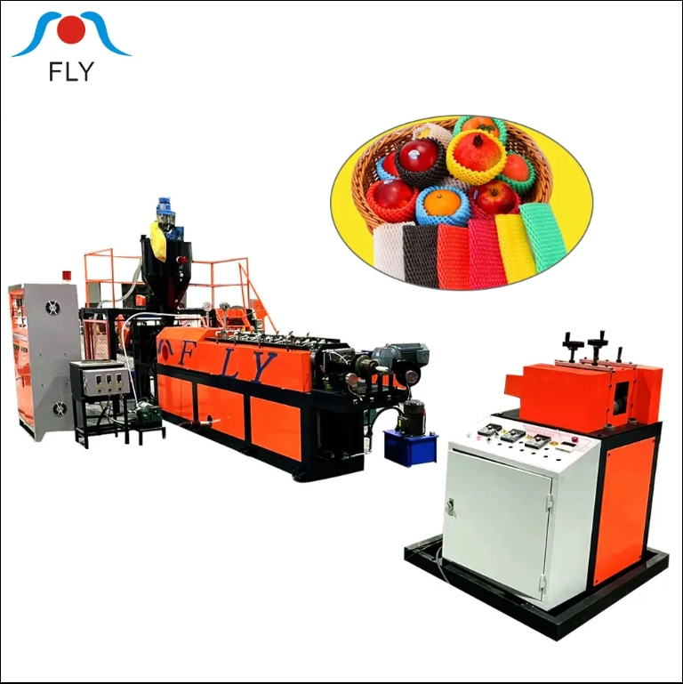 75/90 Model Automatic EPE Foam Fruit Net Extrusion Machine EPE Foam Extrusion Line
