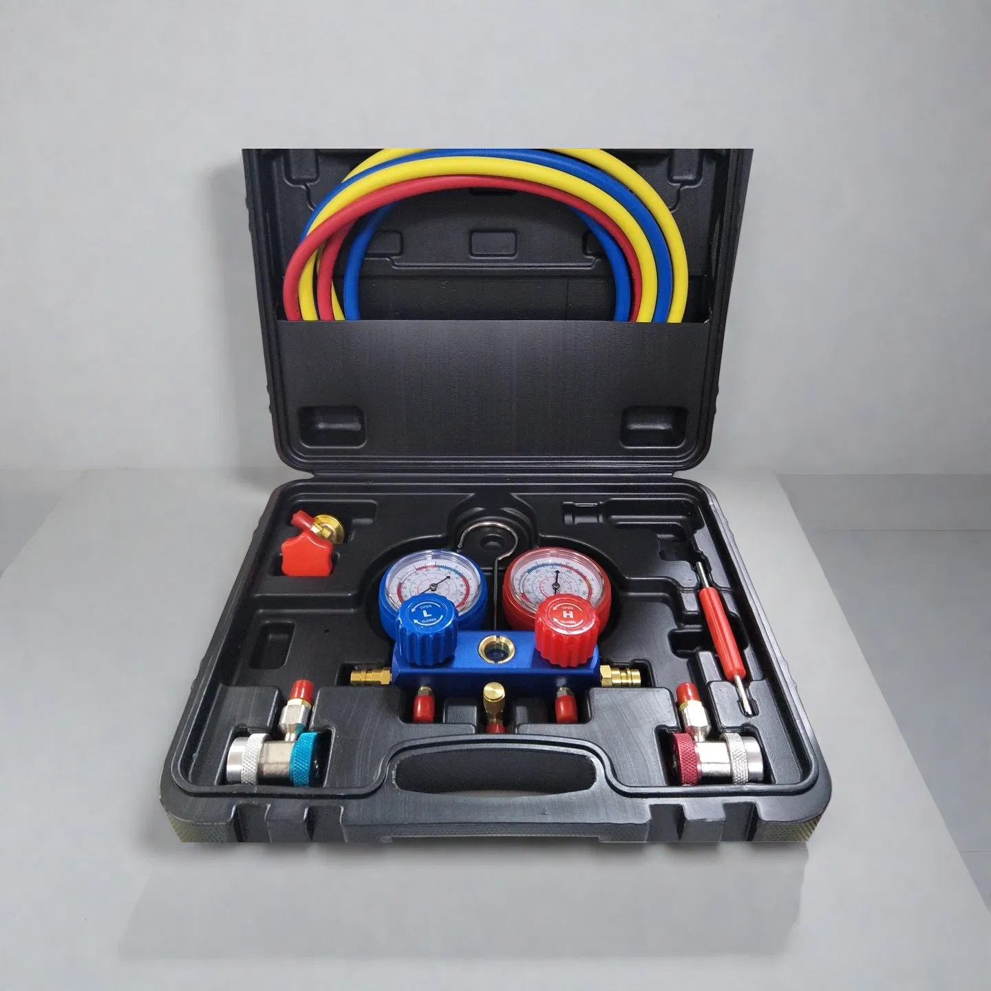 Set completo di manometri diagnostici tutto-in-uno per letture di pressione accurate