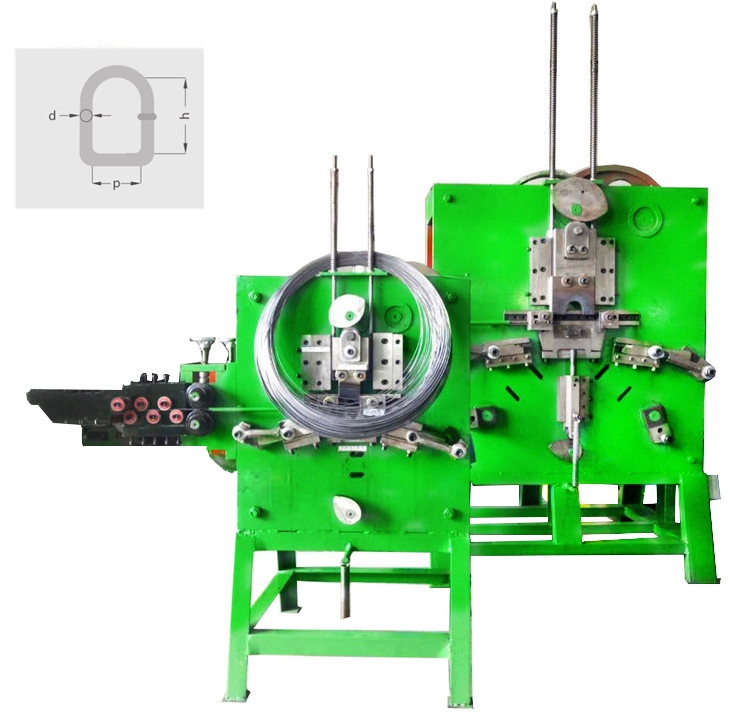 Dreieck-D-Ring-S-Haken-Stahldraht-Schnallen-Herstellungsmaschine