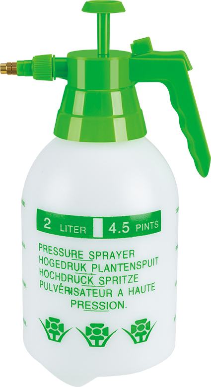 2 Liter PE Plastic Water Bottle Hand Manual Trigger Pressure Sprayer for Garden and House Use