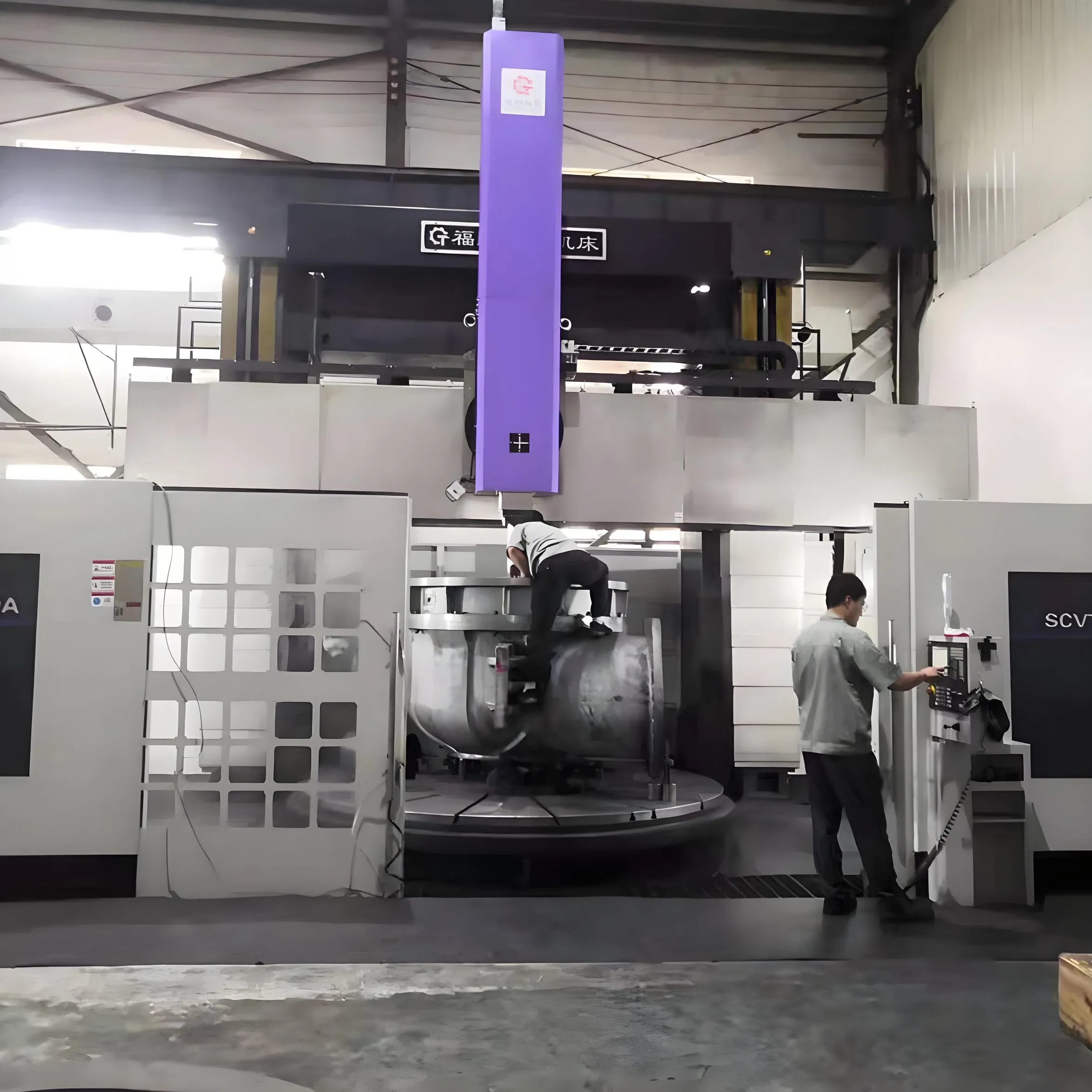Horizontal Boring Milling Machine CNC Double Column High Precision Knife Frame Vertical Lathe Machine