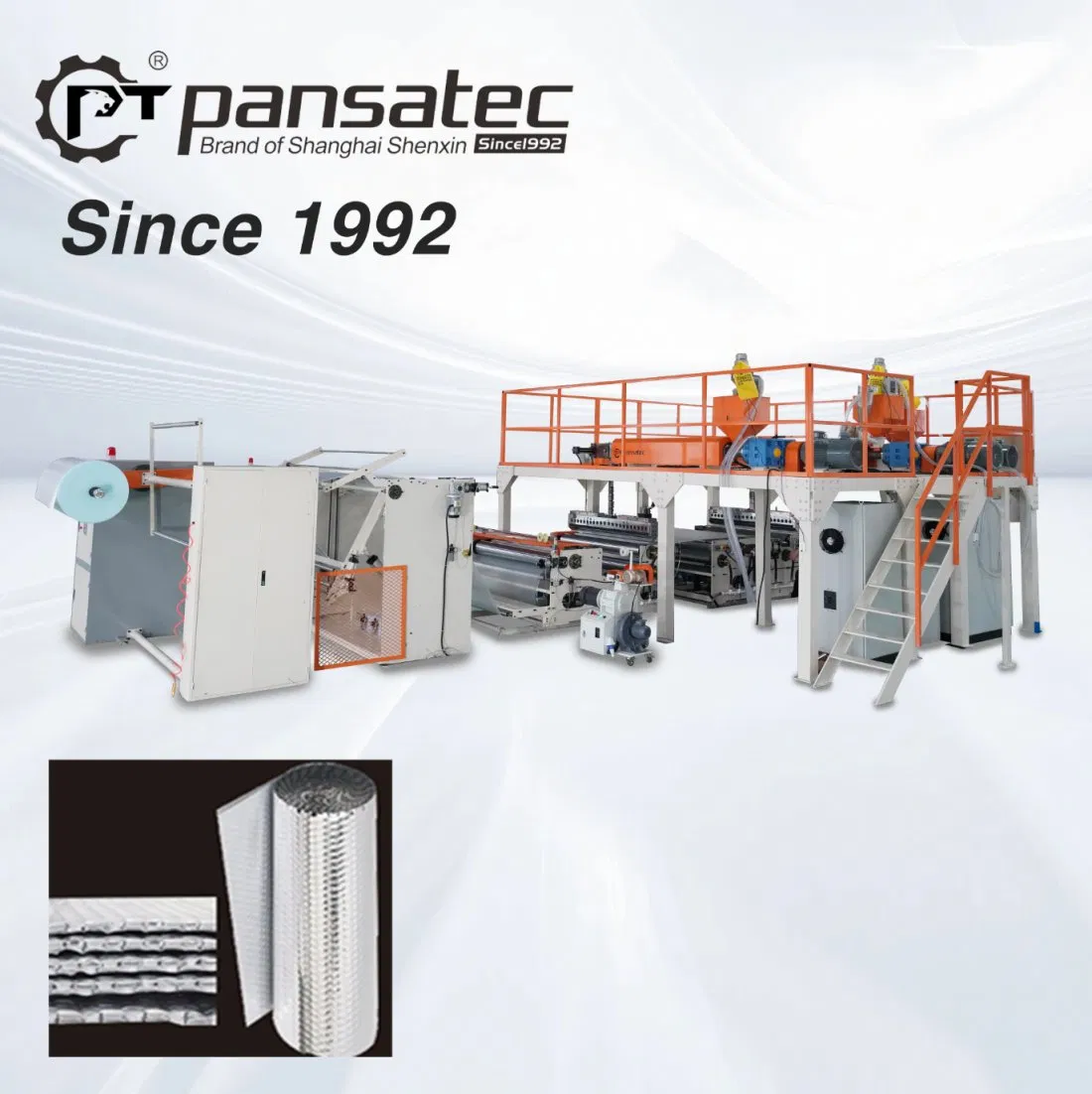 Estrusore per film a bolle d'aria Pansatec Electricity Saving 2000 mm