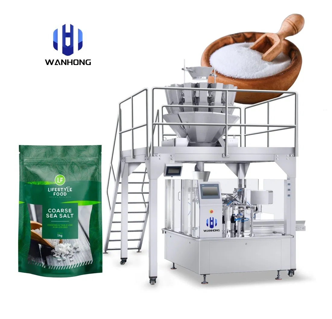 Machine d'emballage automatique de sachets de sel pour un emballage efficace