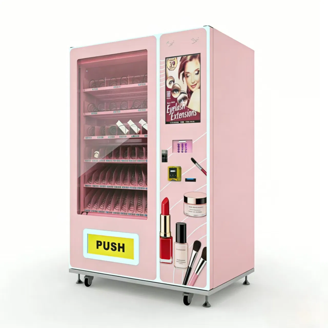 Distributore automatico di trucco personalizzato per capelli e bellezza