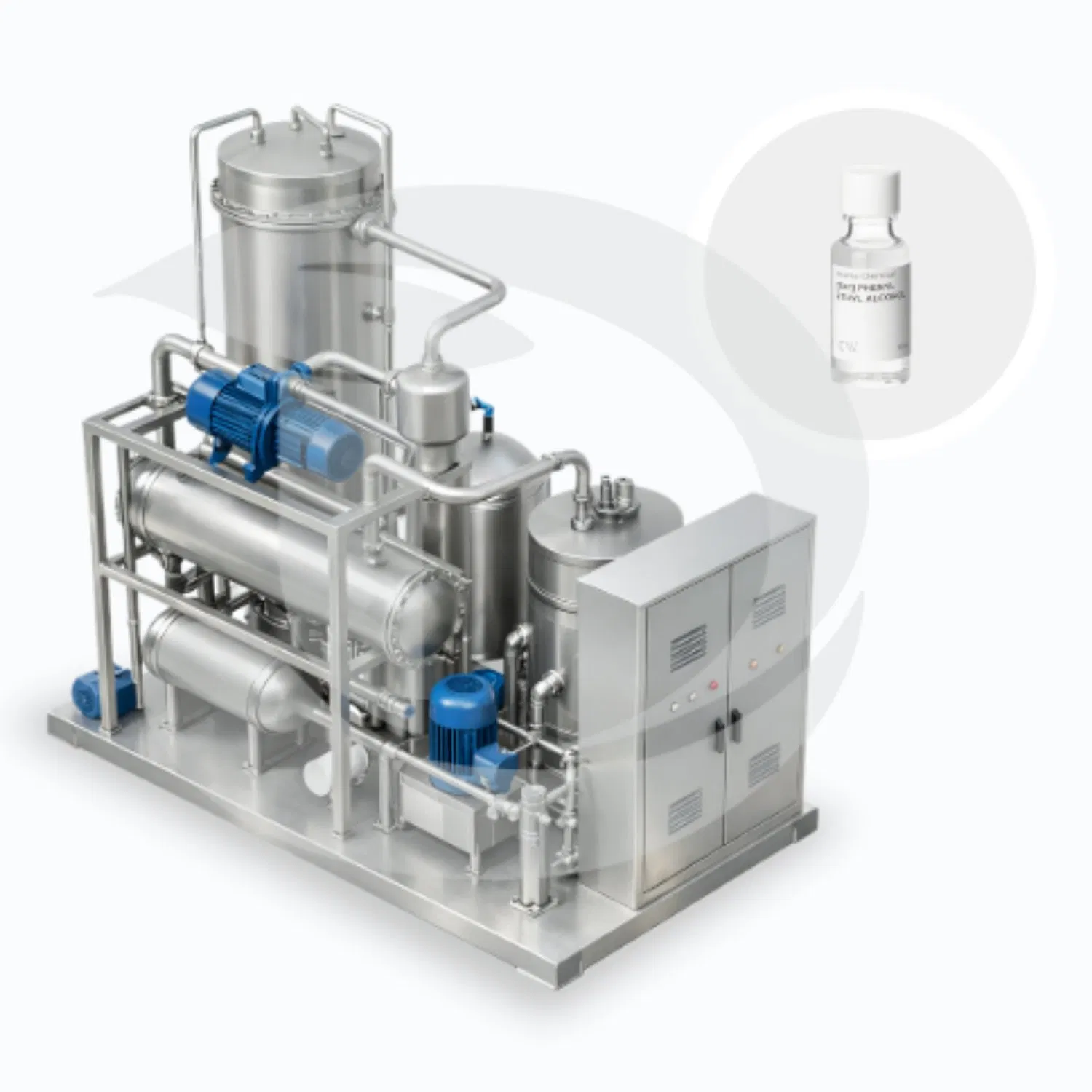 Dust-Tight High-Gravity Heat Pump Thinner Recycling Molecular Ethanol Solvent Recovery Distillation Equipment