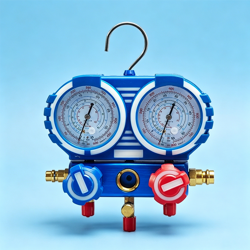 R134A, R22, R12, R502 Compatible Digital Display Manifold Gauge