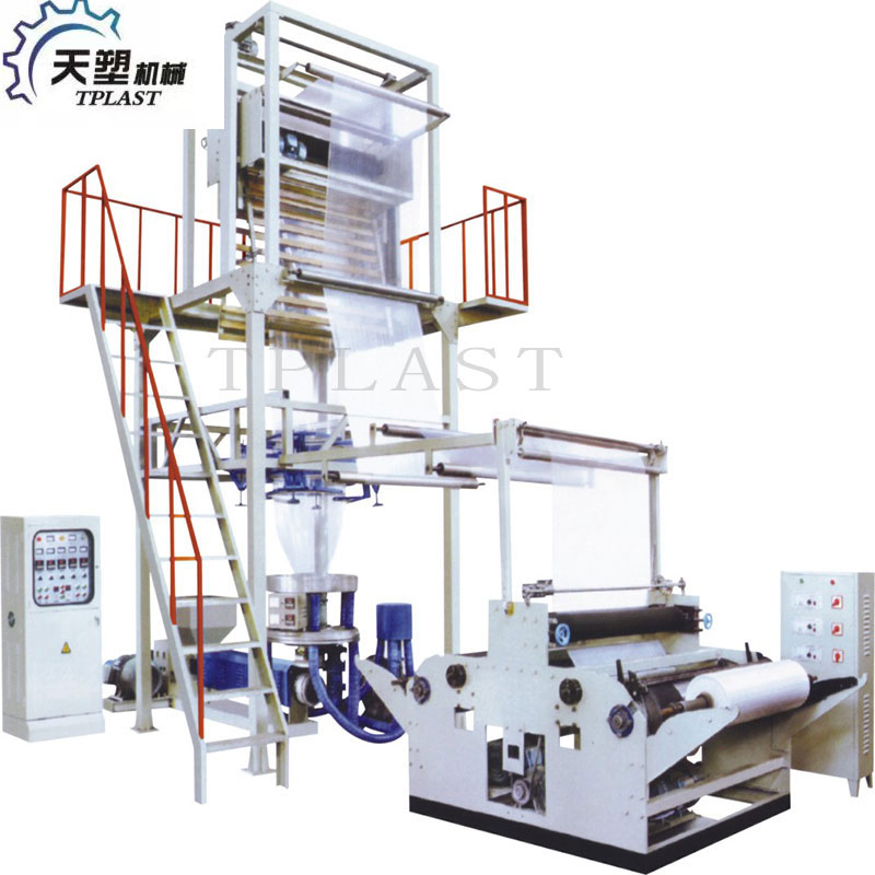 Biodegradable PBAT PLA HDPE LDPE PE Plastic Film Blowing Making Machine