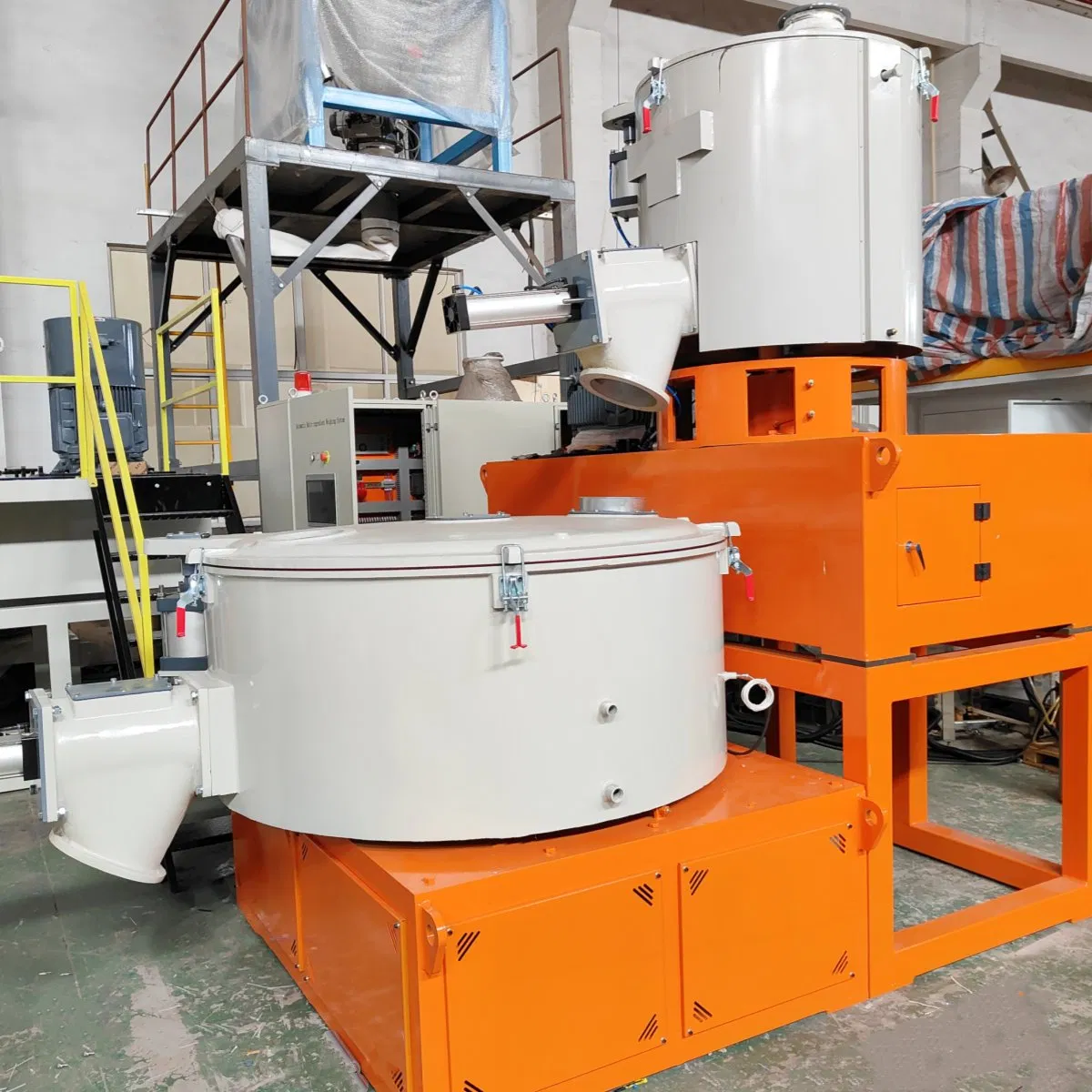 SRL-Z500/1000 PVC High Speed Mixer Plastic Powder Hot Cooling Mixer Auto Weighing System