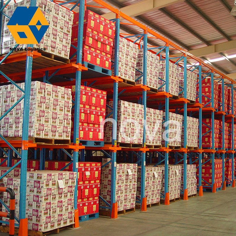 Customized Adjustable Steel Drive in Pallet Rack System